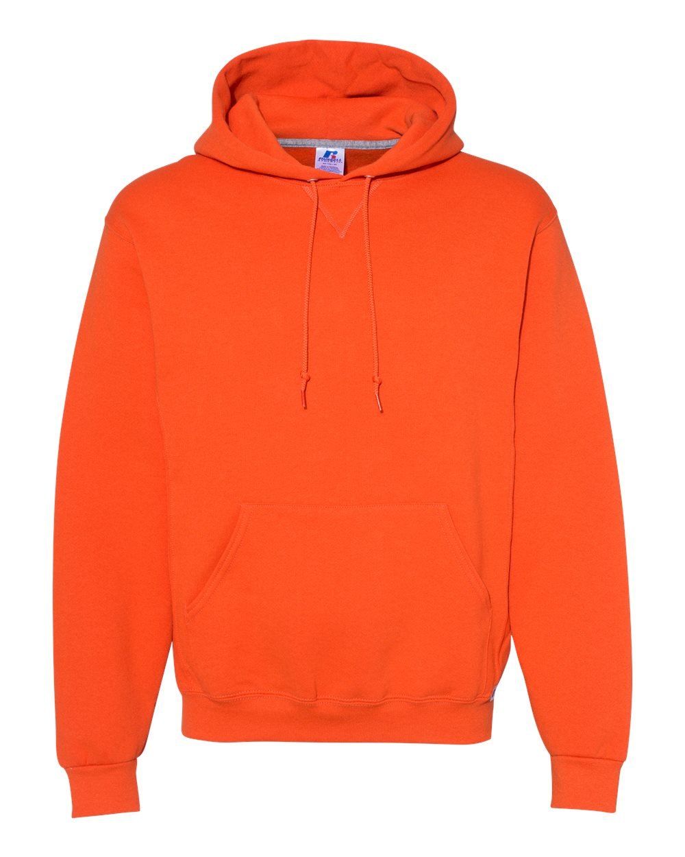 Russell Athletic Dri Power Fleece Hoodie in Burnt Orange