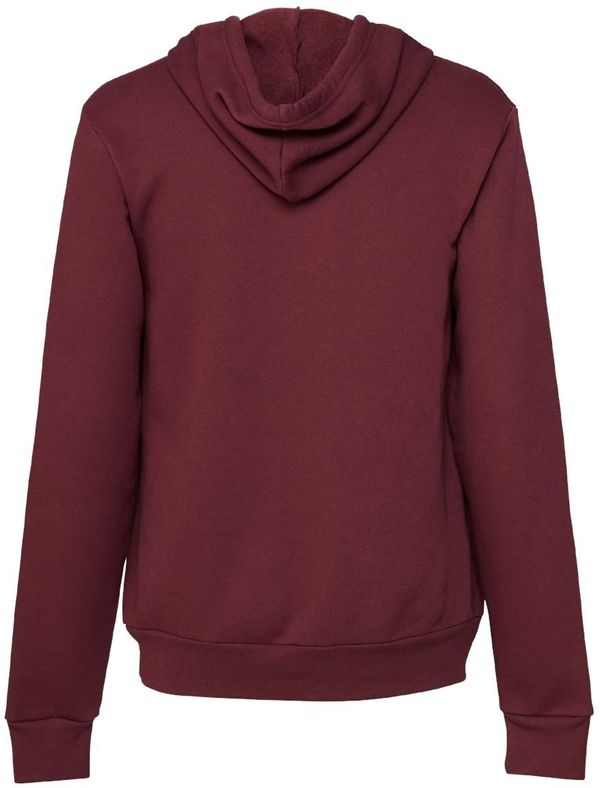 Am image of a Custom Bella and Canvas Unisex Sponge Fleece Pullover Hoodie in Maroon!