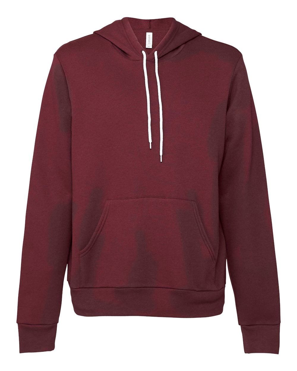 Bella and Canvas Unisex Sponge Fleece Pullover Hoodie in Maroon