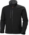 Am image of a Custom Helly Hansen Men's Kensington Softshell Jacket in Black!