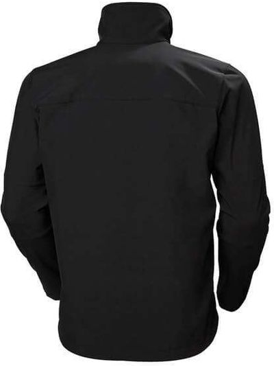 Am image of a Custom Helly Hansen Men's Kensington Softshell Jacket in Black!