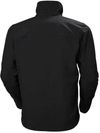 Am image of a Custom Helly Hansen Men's Kensington Softshell Jacket in Black!