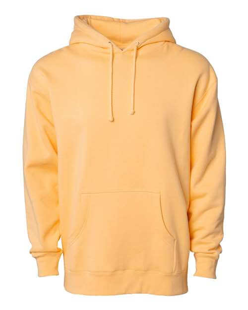 Independent Trading Co. Heavyweight Hooded Sweatshirt in Peach