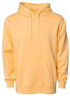 Am image of a Custom Independent Trading Co. Heavyweight Hooded Sweatshirt in Peach!