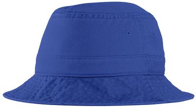 Am image of a Custom Port Authority Bucket Hat in Royal!