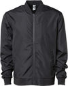 Am image of a Custom Independent Trading Co Lightweight Bomber Jacket in Black!
