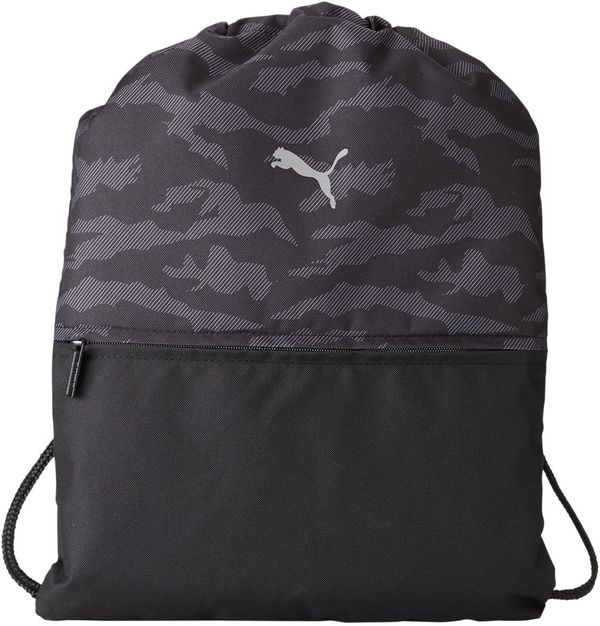 Am image of a Custom Puma Golf Camo Carry Sack in PUMA BLACK!