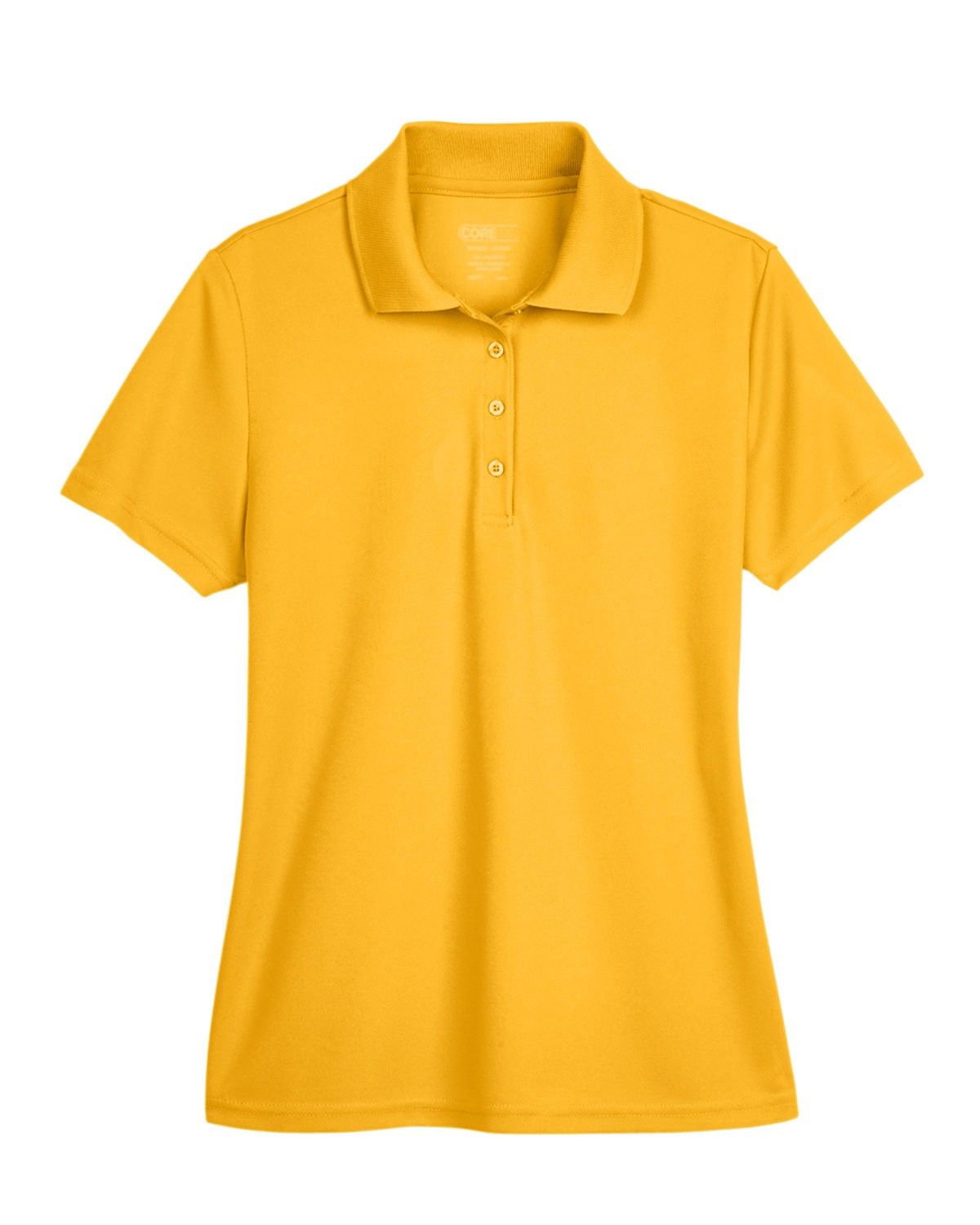 Core365 Ladies Origin Performance Pique Polo in Campus Gold