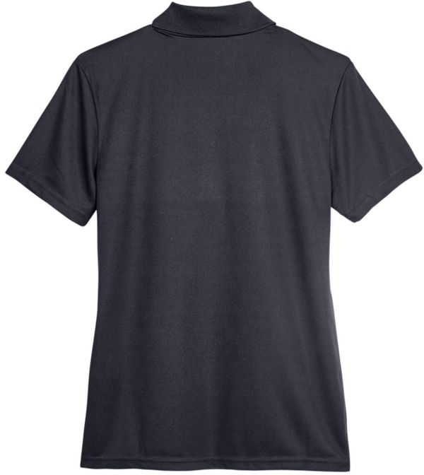 Am image of a Custom Core365 Ladies Origin Performance Pique Polo in Carbon!