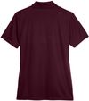 Am image of a Custom Core365 Ladies Origin Performance Pique Polo in Burgundy!