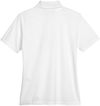 Am image of a Custom Core365 Ladies Origin Performance Pique Polo in White!