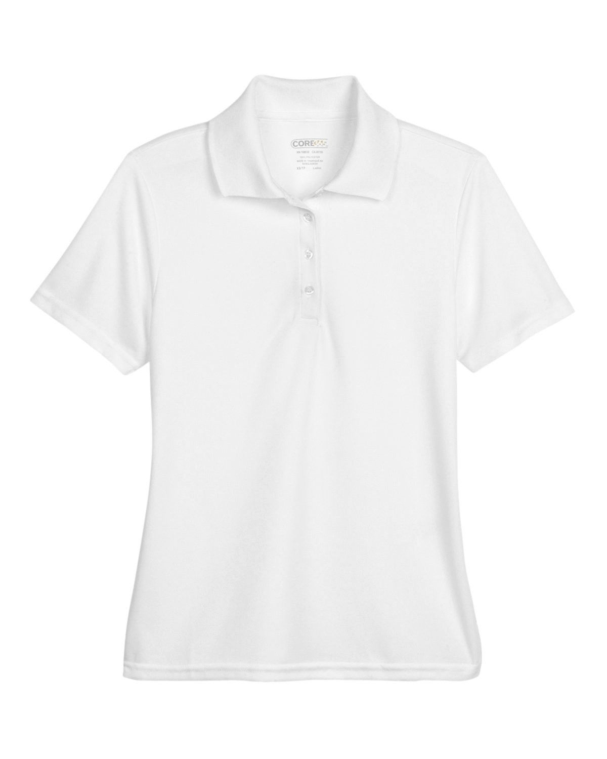 Core365 Ladies Origin Performance Pique Polo in White