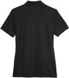 Am image of a Custom Core365 Ladies Origin Performance Pique Polo in Black!