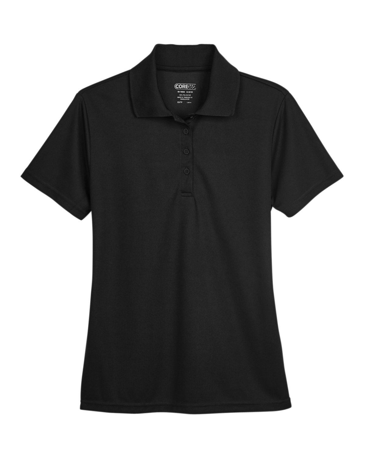 Core365 Ladies Origin Performance Pique Polo in Black