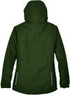 Am image of a Custom Core365 Ladies Brisk Insulated Jacket in Forest!