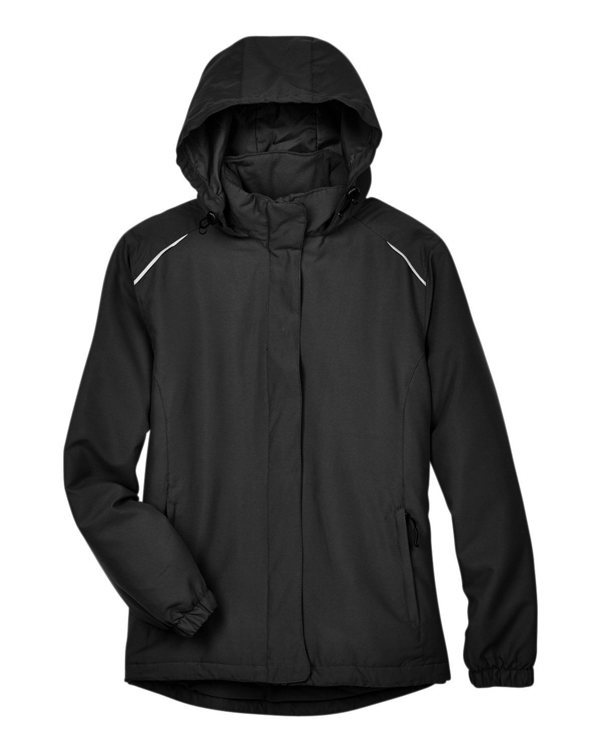 Core365 Ladies Brisk Insulated Jacket in Black