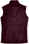 Am image of a Custom Core 365 Ladies' Journey Fleece Vest in Burgundy!