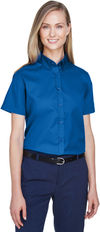 An image of a Custom Core 365 Ladies' Optimum Short Sleeve Twill Shirt!
