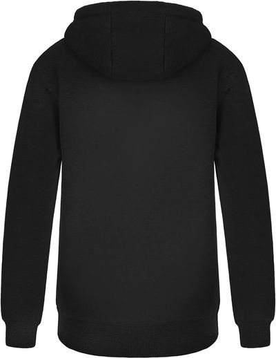 Am image of a Custom Muskoka Trail Garment Co Yolo Ladies Full Zip Hoodie in Black!