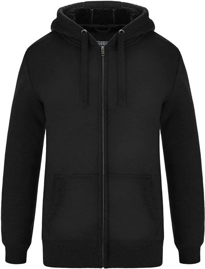 Am image of a Custom Muskoka Trail Garment Co Yolo Ladies Full Zip Hoodie in Black!