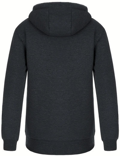 Am image of a Custom Muskoka Trail Garment Co Yolo Ladies Full Zip Hoodie in Charcoal Heather!