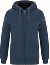 Am image of a Custom Muskoka Trail Garment Co Yolo Ladies Full Zip Hoodie in Navy Heather!