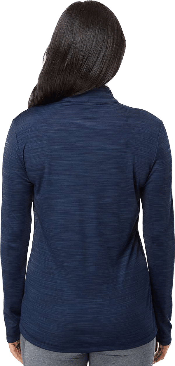 An image of a Custom Adidas Womens Lightweight Melange Quarter Zip Pullover!