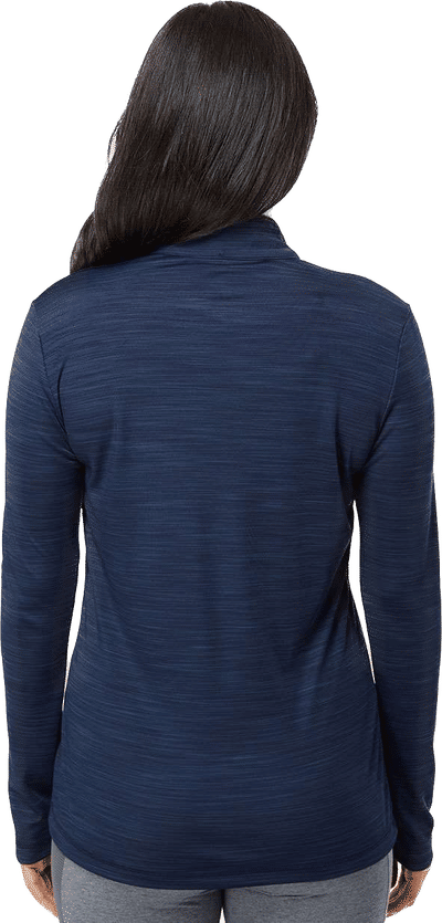 An image of a Custom Adidas Womens Lightweight Melange Quarter Zip Pullover!