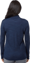 An image of a Custom Adidas Womens Lightweight Melange Quarter Zip Pullover!