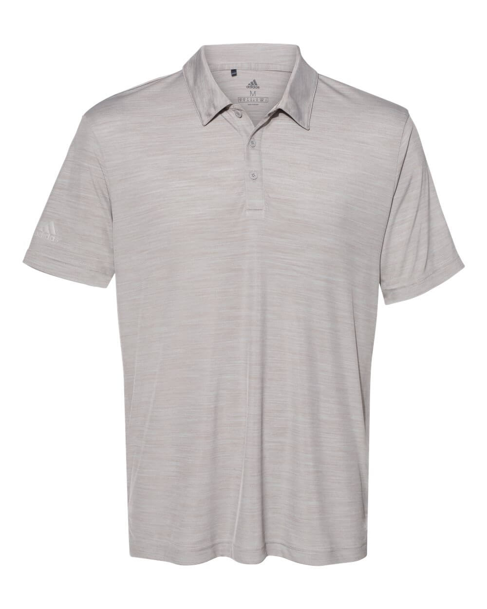 Adidas Melange Sport Shirt in Mid Grey Melange