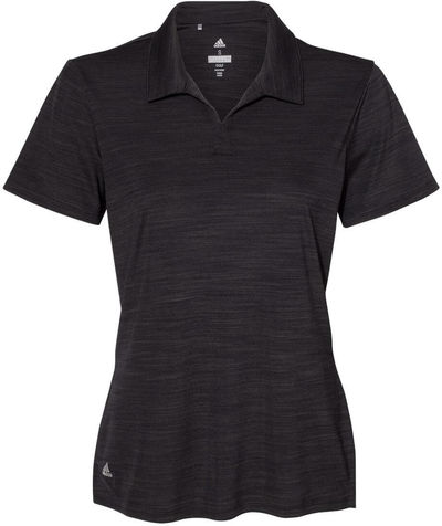 Am image of a Custom Adidas Womens Melange Sport Shirt in Black Melange!