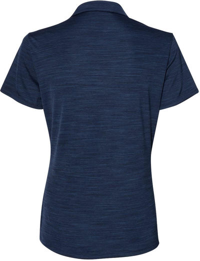 Am image of a Custom Adidas Womens Melange Sport Shirt in Collegiate Navy Melange!