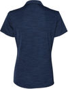 Am image of a Custom Adidas Womens Melange Sport Shirt in Collegiate Navy Melange!