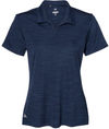 Am image of a Custom Adidas Womens Melange Sport Shirt in Collegiate Navy Melange!