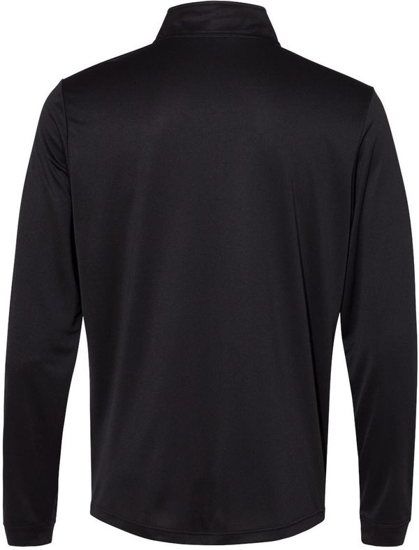 Am image of a Custom Adidas Lightweight Quarter Zip Pullover in Black!