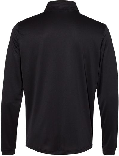 Am image of a Custom Adidas Lightweight Quarter Zip Pullover in Black!