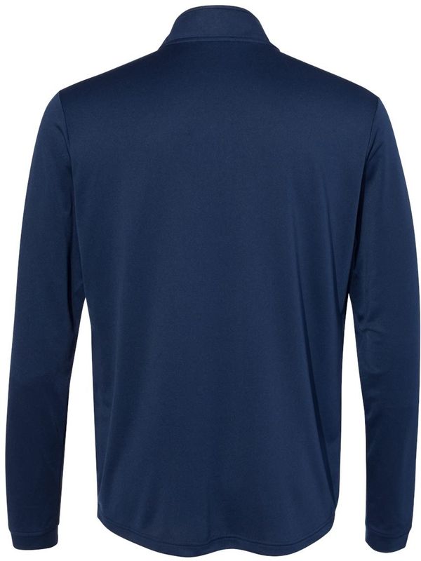 Am image of a Custom Adidas Lightweight Quarter Zip Pullover in Collegiate Navy!