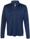 Am image of a Custom Adidas Lightweight Quarter Zip Pullover in Collegiate Navy!