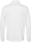Am image of a Custom Adidas Lightweight Quarter Zip Pullover in White!