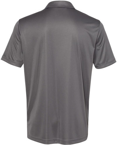 Am image of a Custom Adidas 3 Stripes Chest Sport Shirt in Grey Five/Black!