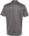 Am image of a Custom Adidas 3 Stripes Chest Sport Shirt in Grey Five/Black!