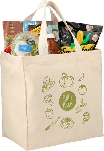 An image of a Custom Essential 8oz Cotton Grocery Tote!