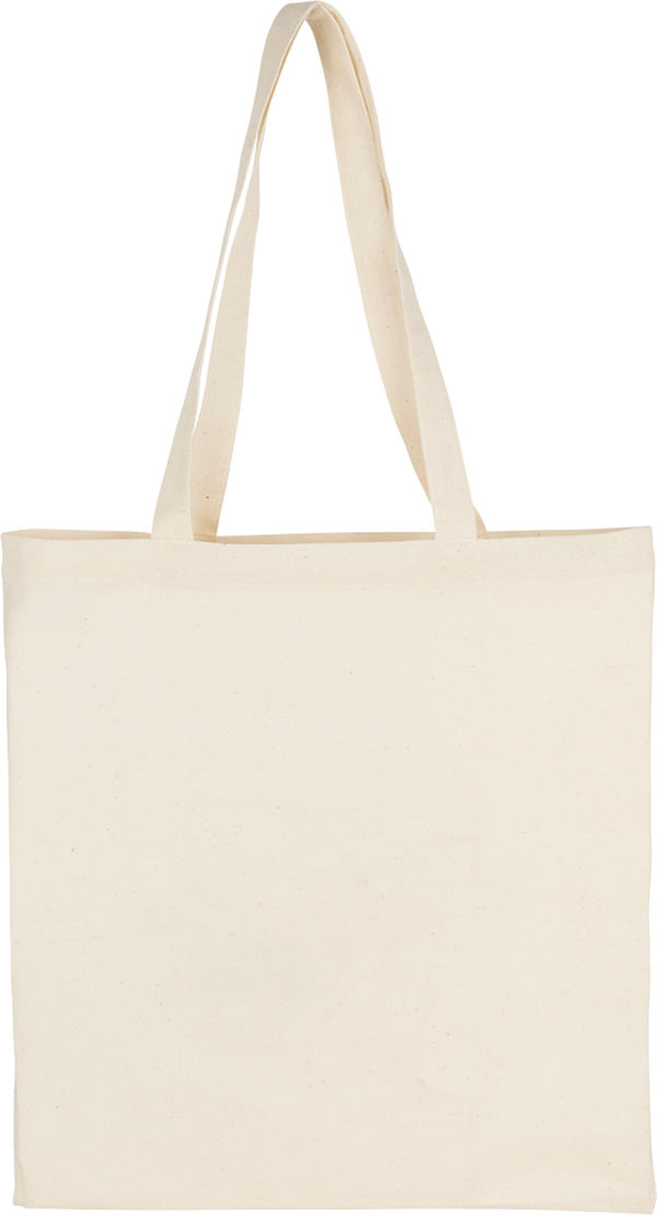 Am image of a Custom 100 Percent 4oz Cotton Canvas Convention Tote in Natural!