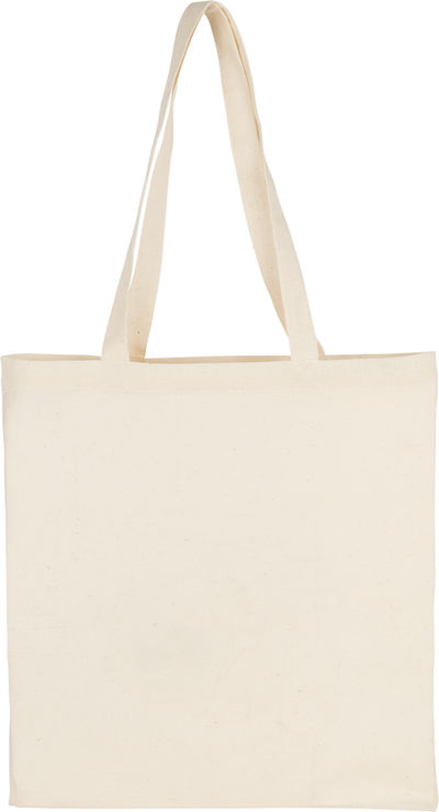 Am image of a Custom 100 Percent 4oz Cotton Canvas Convention Tote in Natural!