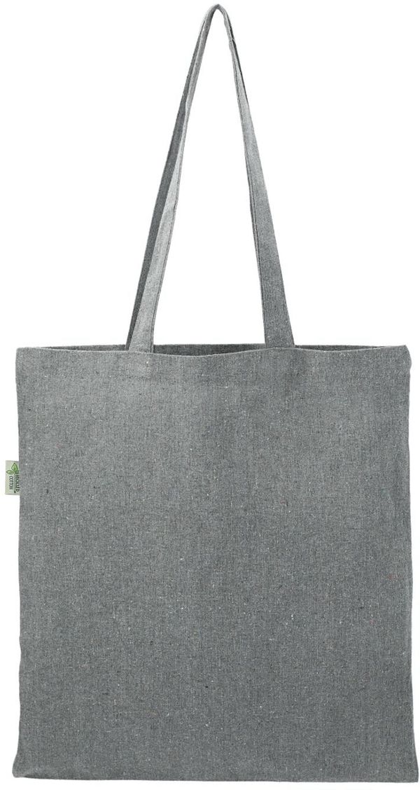 Am image of a Custom Recycled Cotton Convention Tote in Grey!