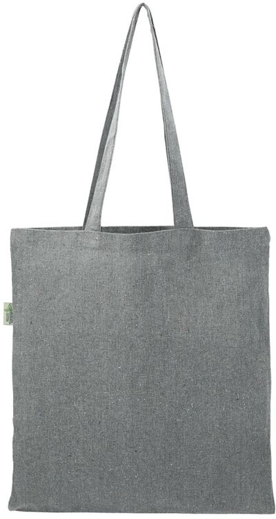 Am image of a Custom Recycled Cotton Convention Tote in Grey!