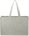 Am image of a Custom Repose 10oz Recycled Cotton Shoulder Tote in Gray!