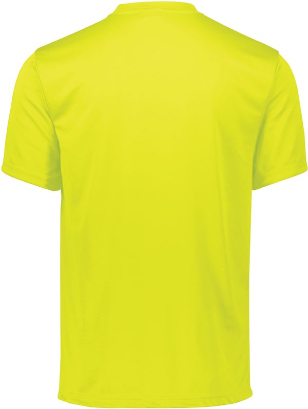 Am image of a Custom Augusta Nexgen Wicking Tee in Safety Yellow!