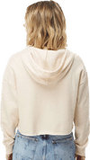 An image of a Custom Independent Trading Co Womens Lightweight Cropped Hooded Sweatshirt!