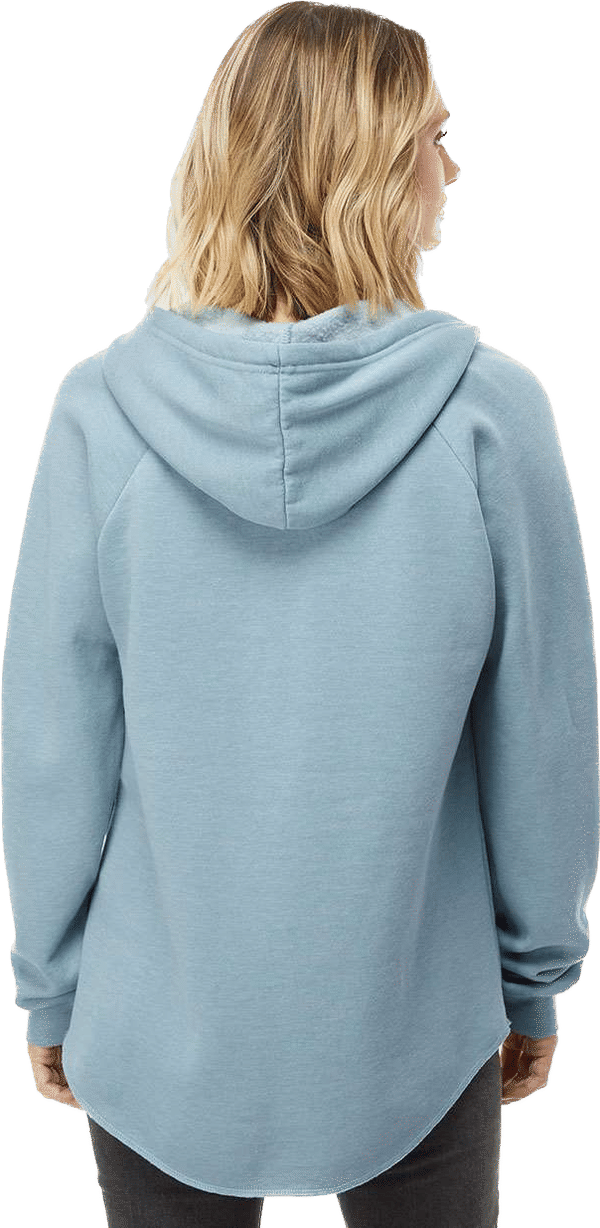 An image of a Custom INDEPENDENT TRADING CO WOMEN'S CALIFORNIA WAVE WASH HOODED PULLOVER!